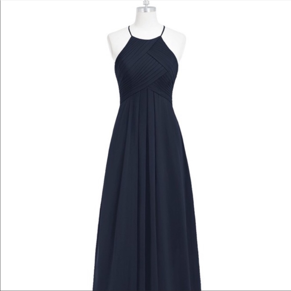 NWT Mori Lee Gardiner Bridesmaids Dress Saphire Size 18